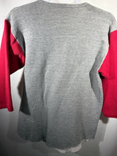Load image into Gallery viewer, 1980's Bama X Russell Grey/Crimson 3/4 Sleeve Sweatshirt Small
