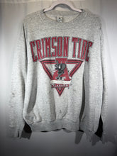 Load image into Gallery viewer, Vintage Alabama Crimson Tide Grey Distressed Crewneck Sweatshirt XL
