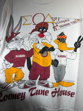 Load image into Gallery viewer, 1993 Looney Tune House Greek Life Rare White T-Shirt Medium
