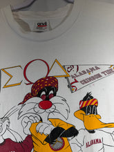 Load image into Gallery viewer, 1993 Looney Tune House Greek Life Rare White T-Shirt Medium
