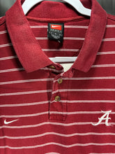 Load image into Gallery viewer, Alabama X Nike Striped Polo Shirt Medium
