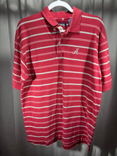 Load image into Gallery viewer, Alabama X CS Striped Polo Shirt Medium
