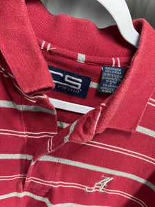 Alabama X CS Striped Polo Shirt Medium