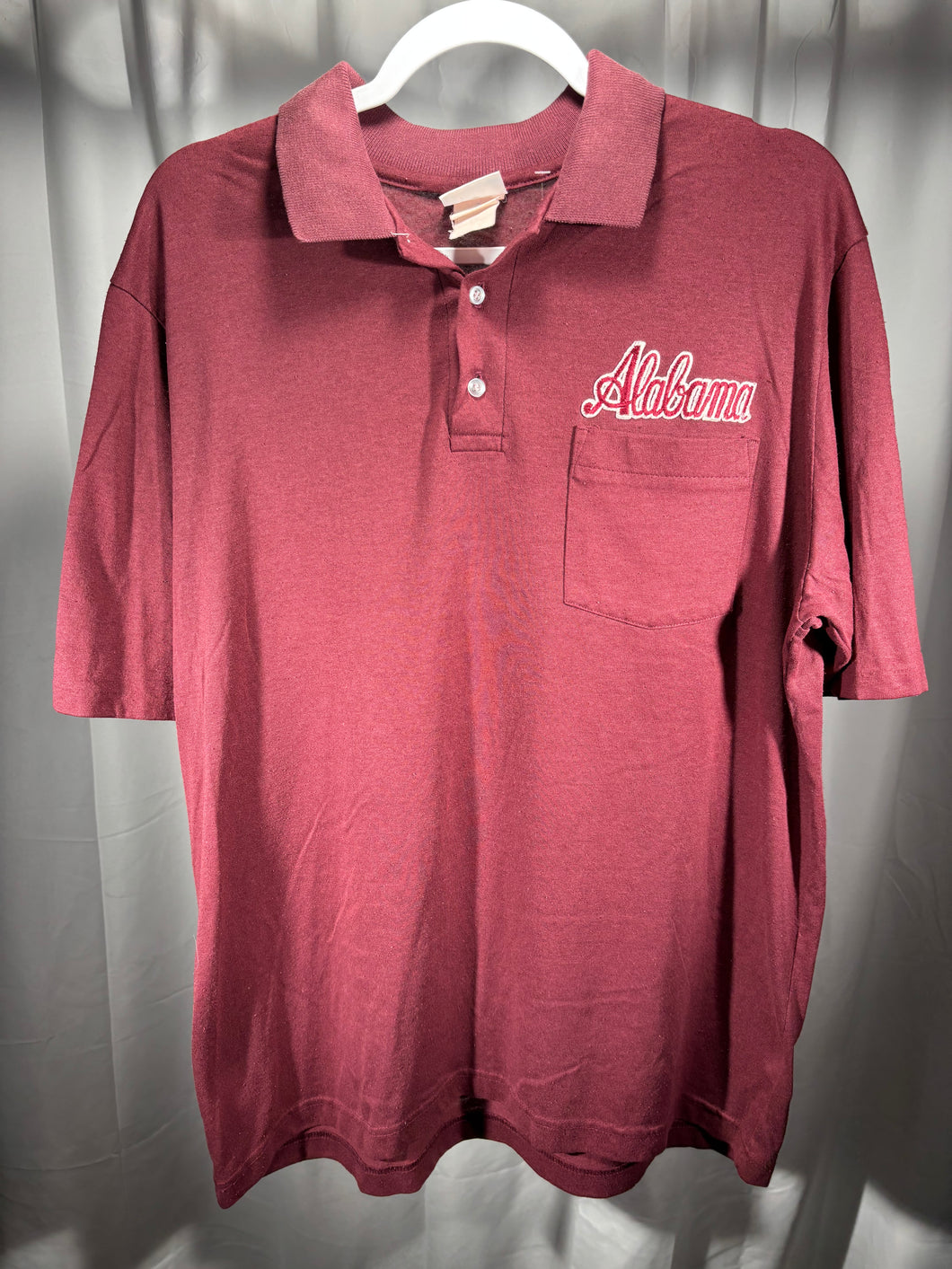 Vintage Alabama Crimson Polo Shirt Large