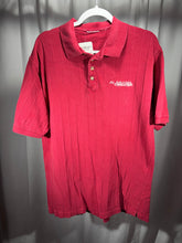 Load image into Gallery viewer, Vintage Alabama Striped Crimson Polo Shirt Large
