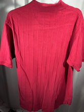 Load image into Gallery viewer, Vintage Alabama Striped Crimson Polo Shirt Large
