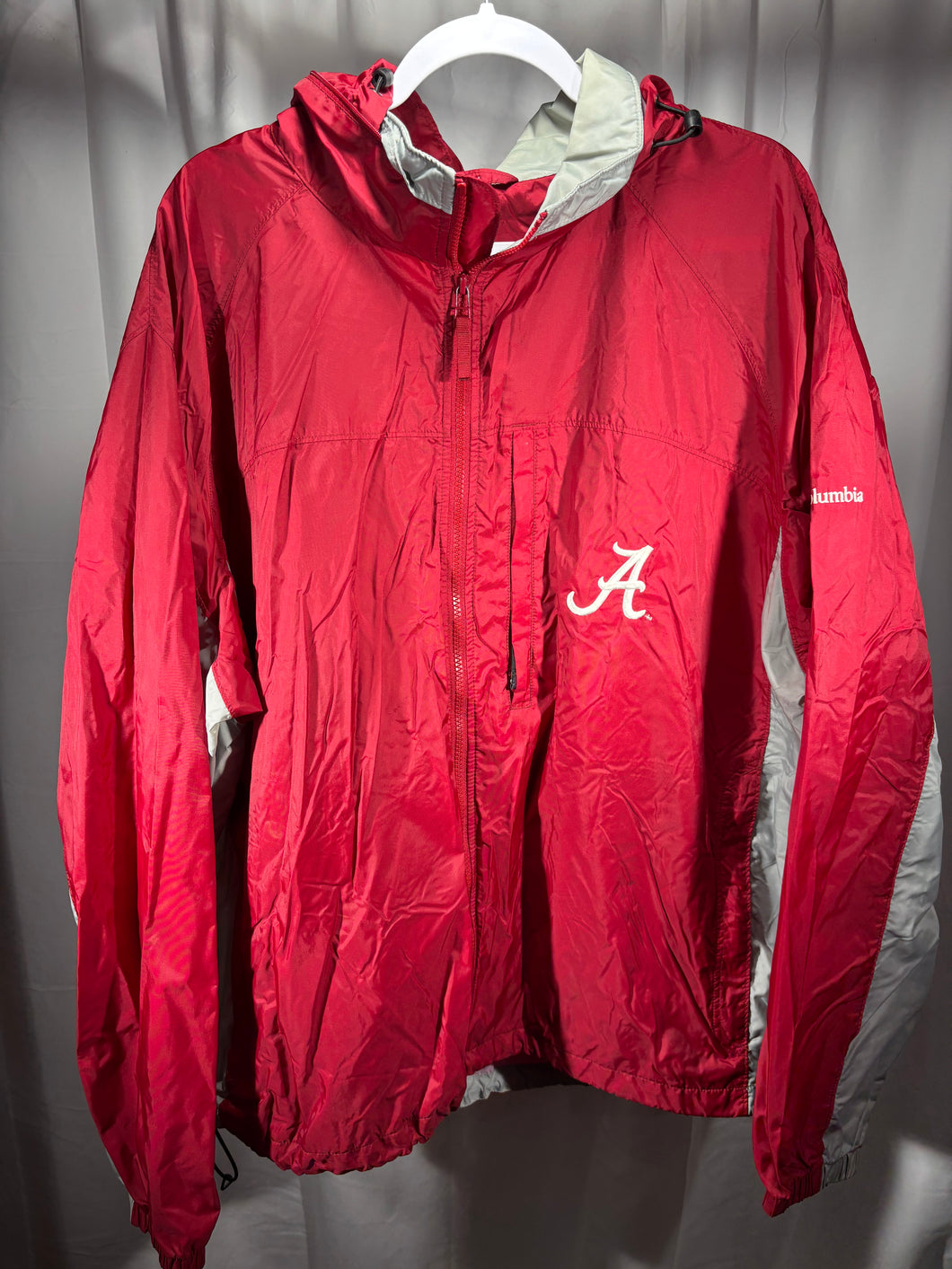 Alabama X Columbia Crimson Rain Jacket XXL 2XL