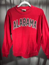 Load image into Gallery viewer, Alabama X Majestic Crimson Spellout Crewneck Sweatshirt Medium
