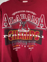 Load image into Gallery viewer, 1992 National Champs X Jostens Crimson Crewneck Sweatshirt M/L
