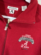 Load image into Gallery viewer, 2009 National Champs X Antigua Fleece Quarter Zip Women's Large
