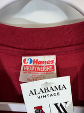 Load image into Gallery viewer, Vintage Alabama X Hanes Heavyweight Crimson T-Shirt Large
