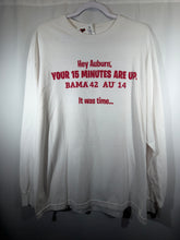 Load image into Gallery viewer, 2011 Iron Bowl White Long Sleeve Shirt Medium
