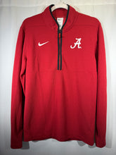 Load image into Gallery viewer, Nike X Alabama Team Issued Crimson Red Quarter Zip Small
