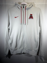 Load image into Gallery viewer, Nike X Alabama Team Issued Off White Zip Up W Hood Small
