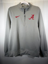 Load image into Gallery viewer, Nike X Alabama Team Issued Grey Quarter Zip Pullover Small
