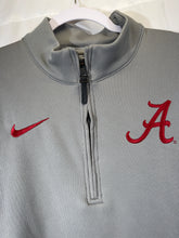 Load image into Gallery viewer, Nike X Alabama Team Issued Grey Quarter Zip Pullover Small
