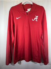 Load image into Gallery viewer, Nike X Alabama Team Issued Crimson Quarter Zip Small
