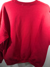 Load image into Gallery viewer, "They Hate us 'cause they ain't us" Crimson Crewneck Sweatshirt XL
