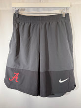 Load image into Gallery viewer, Nike X Alabama Team Issued Grey Gym Shorts Small
