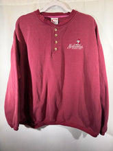 Load image into Gallery viewer, Vintage Alabama X Cadre Athletic Henley Crimson Pullover Boxy Large
