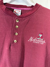 Load image into Gallery viewer, Vintage Alabama X Cadre Athletic Henley Crimson Pullover Boxy Large
