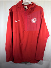 Load image into Gallery viewer, Nike X Alabama Team Issued Crimson Quarter Zip W Hood Large
