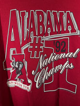 Load image into Gallery viewer, 1992 National Champs Crimson Jerzees Crewneck Sweatshirt Large
