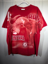Load image into Gallery viewer, Crimson Alabama All Over Print T-Shirt L/XL
