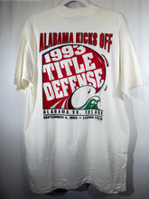 Load image into Gallery viewer, 1993 Bama Vs Tulane "Here Comes The Tide" Game Day T-Shirt M/L
