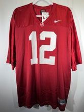 Load image into Gallery viewer, Alabama X Nike #12 Crimson Football Jersey Large
