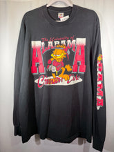 Load image into Gallery viewer, Vintage Alabama X Garfield Black Long Sleeve Shirt Large
