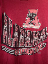 Load image into Gallery viewer, Vintage Alabama Striped Crimson T-Shirt Medium
