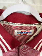 Load image into Gallery viewer, Vintage Alabama X Spike Striped Polo Shirt Large
