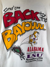 Load image into Gallery viewer, 1995 Bama Vs LSU "Bye You Tigers" Game Day T-Shirt Medium
