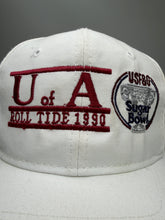 Load image into Gallery viewer, 1990 Sugar Bowl U of A X The Game Split Bar Snapback Hat
