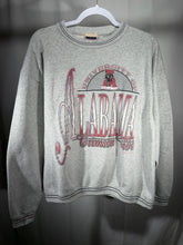 Load image into Gallery viewer, Vintage Alabama X Red Oak Grey Crewneck Sweatshirt Small

