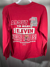 Load image into Gallery viewer, Iron Bowl Smack Talk Crimson Long Sleeve Shirt Small
