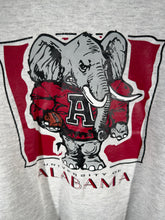 Load image into Gallery viewer, Vintage Alabama X Jerzees Angry Big Al Grey Crewneck Sweatshirt Boxy 3XL
