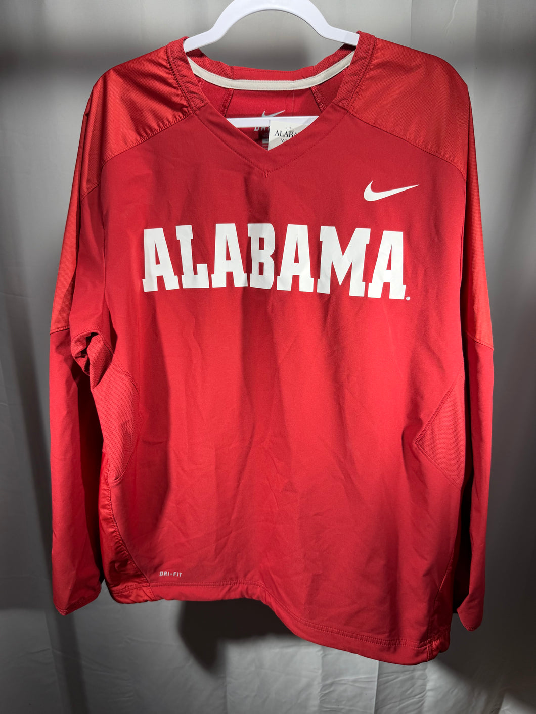 Alabama X Nike Team Issued Windbreaker Large