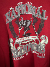 Load image into Gallery viewer, 1992 National Champs X Trench Crimson Crewneck Sweatshirt XL
