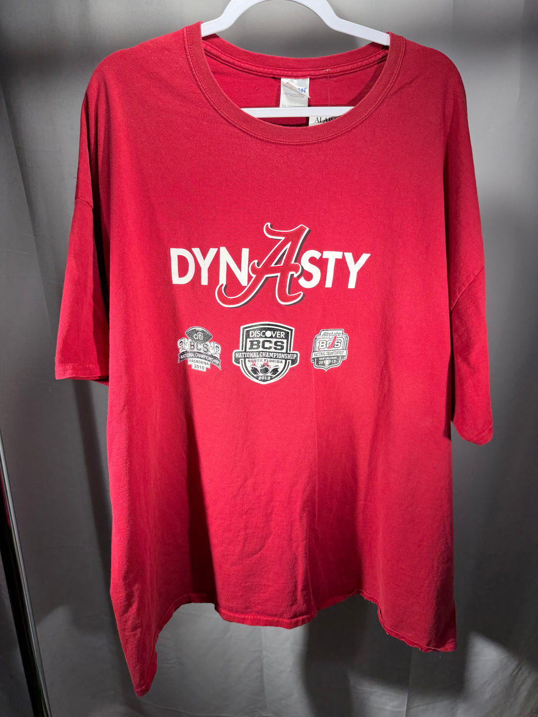 2009 National Championship Crimson T-Shirt XXXL 3XL