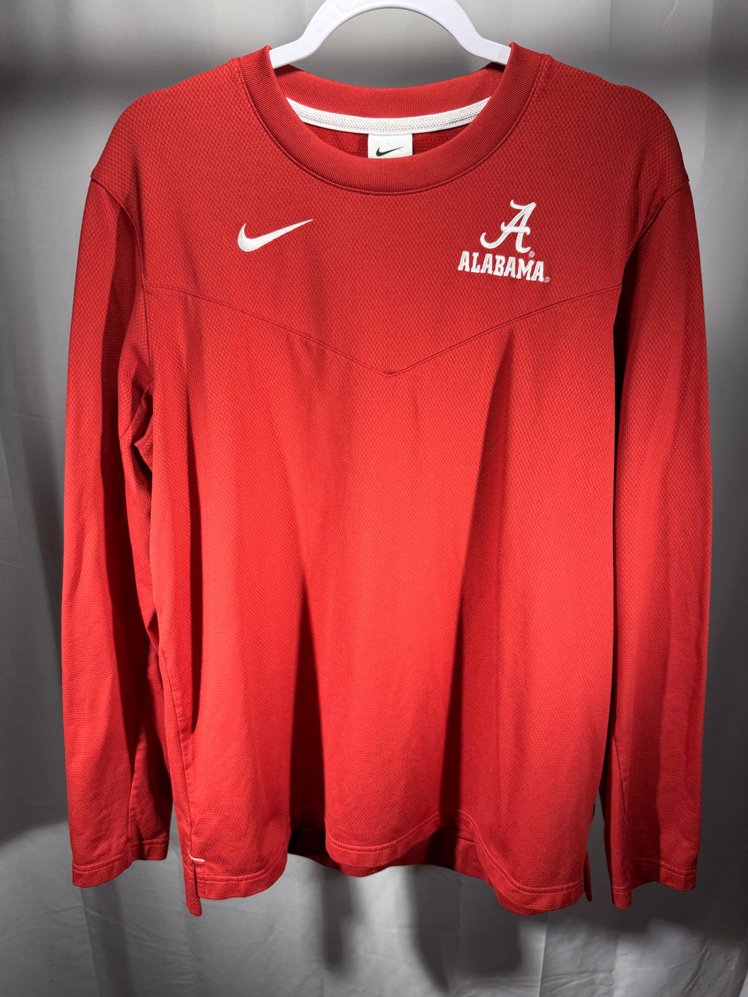 Alabama X Nike Team Issued Crimson Long Sleeve Medium