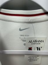 Load image into Gallery viewer, Alabama X Nike Team Issued White Half Zip Medium
