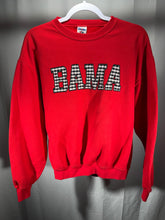 Load image into Gallery viewer, Vintage Bama Houndstooth Red Crewneck Sweatshirt Small
