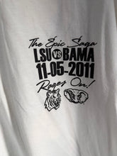 Load image into Gallery viewer, 2011 Bama vs LSU White T-Shirt XXL 2XL
