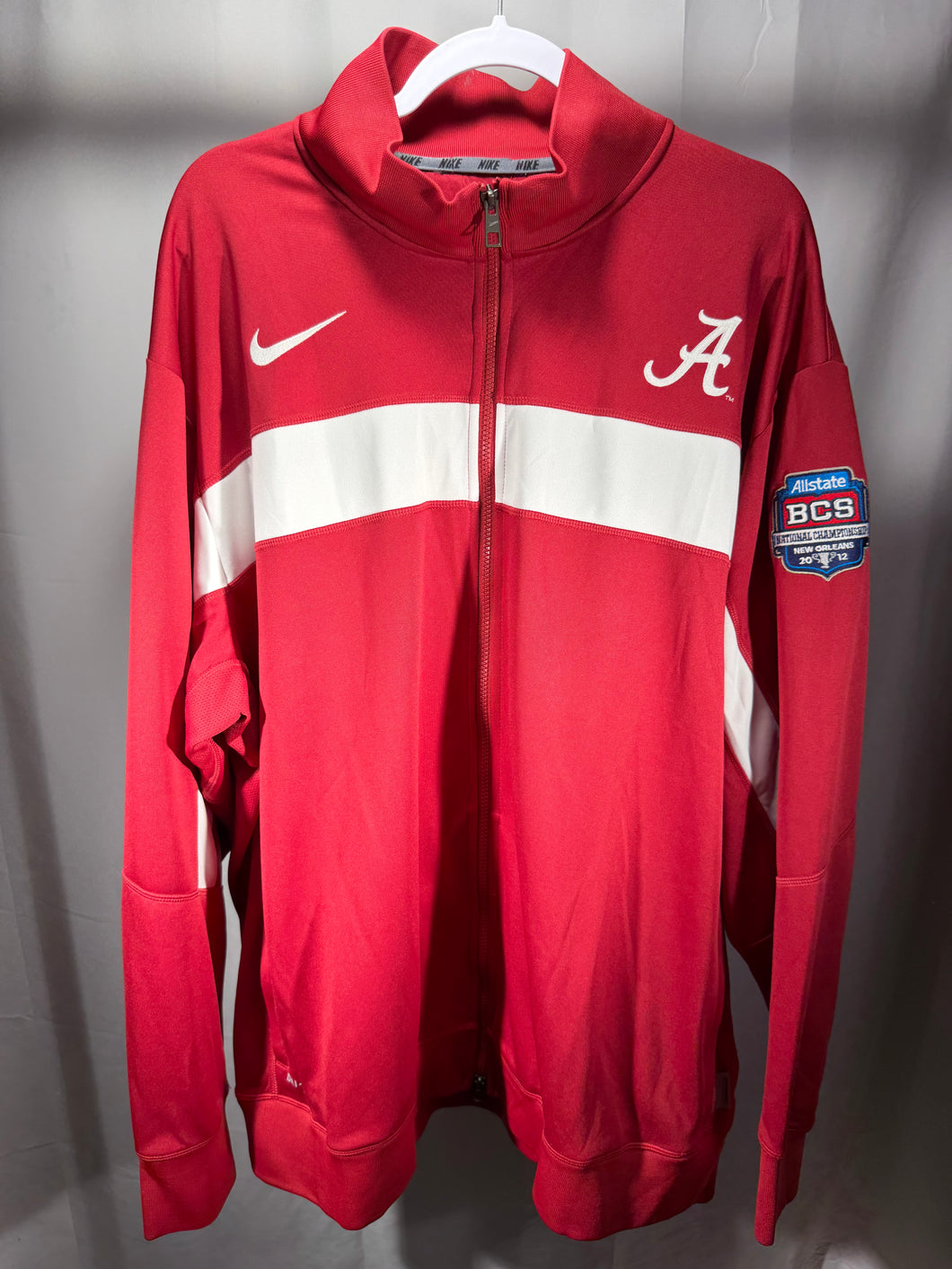 Nike X Alabama Team Issued 2012 National Championship Zip Up 3XL