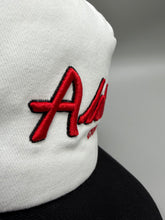 Load image into Gallery viewer, Crimson Tide Script Hat – Puff Embroidery (Black/White)
