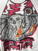 Load image into Gallery viewer, Vintage Iron Bowl Air Brushed White Crewneck Sweatshirt Small
