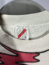 Load image into Gallery viewer, Vintage Iron Bowl Air Brushed White Crewneck Sweatshirt Small
