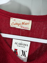 Load image into Gallery viewer, 1960s/70&#39;s Crimson V Neck Sweater Small
